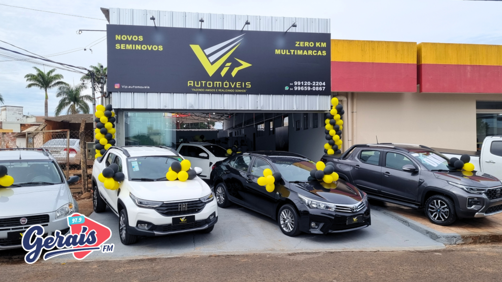 Vip Automóveis inaugura loja em Coromandel Gerais FM